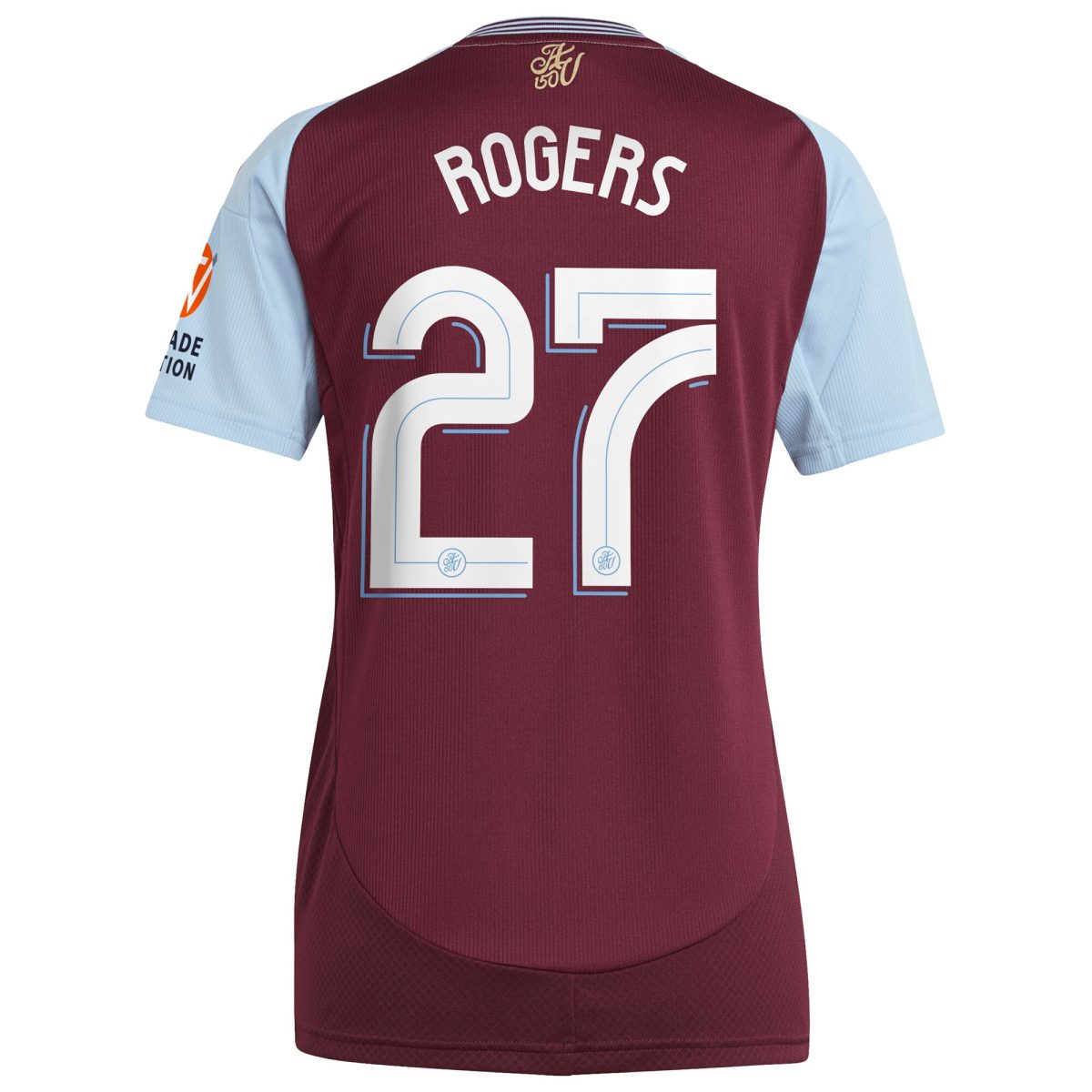 aston villa adidas home shirt 2024-25 – womens with rogers 27 cup printing Collection | Aston Villa Shirts and Official Gear