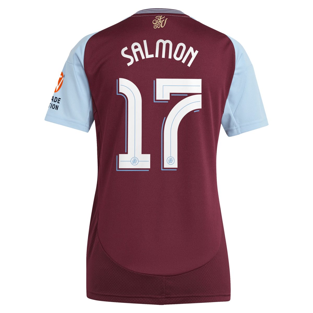 aston villa adidas home shirt 2024-25 – womens with salmon 17 cup printing Collection | Aston Villa Shirts and Official Gear