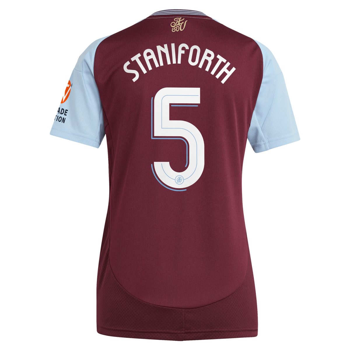 aston villa adidas home shirt 2024-25 – womens with staniforth 5 cup printing Collection | Aston Villa Shirts and Official Gear