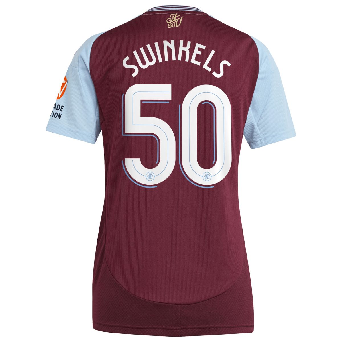 aston villa adidas home shirt 2024-25 – womens with swinkels 50 cup printing Collection | Aston Villa Shirts and Official Gear