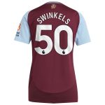 aston villa adidas home shirt 2024-25 – womens with swinkels 50 printing Collection | Aston Villa Shirts and Official Gear