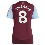 aston villa adidas home shirt 2024-25 – womens with tielemans 8 printing Collection | Aston Villa Shirts and Official Gear