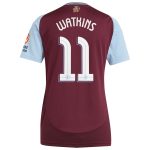 aston villa adidas home shirt 2024-25 – womens with watkins 11 cup printing Collection | Aston Villa Shirts and Official Gear