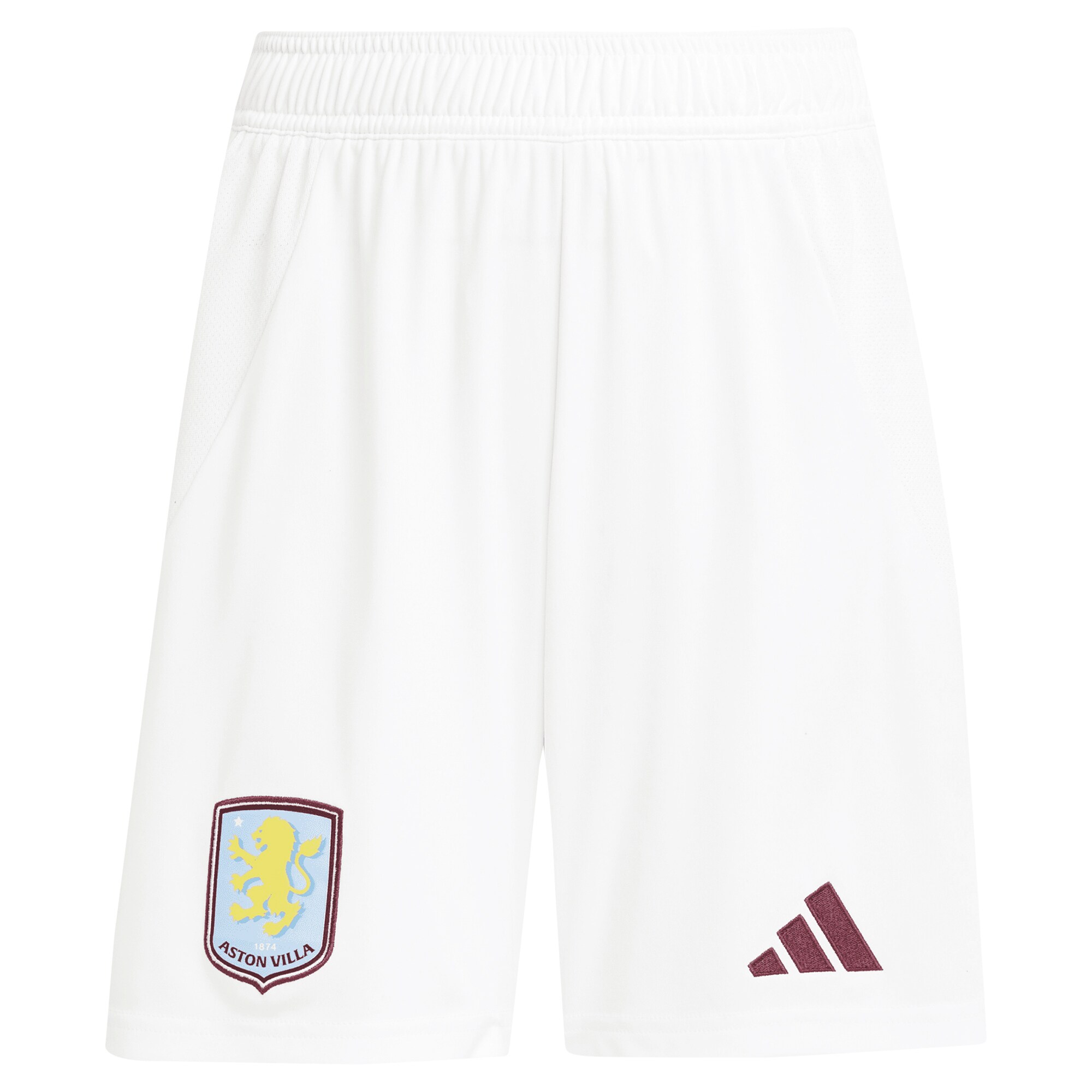 aston villa adidas home shorts 2024-25 – kids with custom printing Collection | Aston Villa Shirts and Official Gear