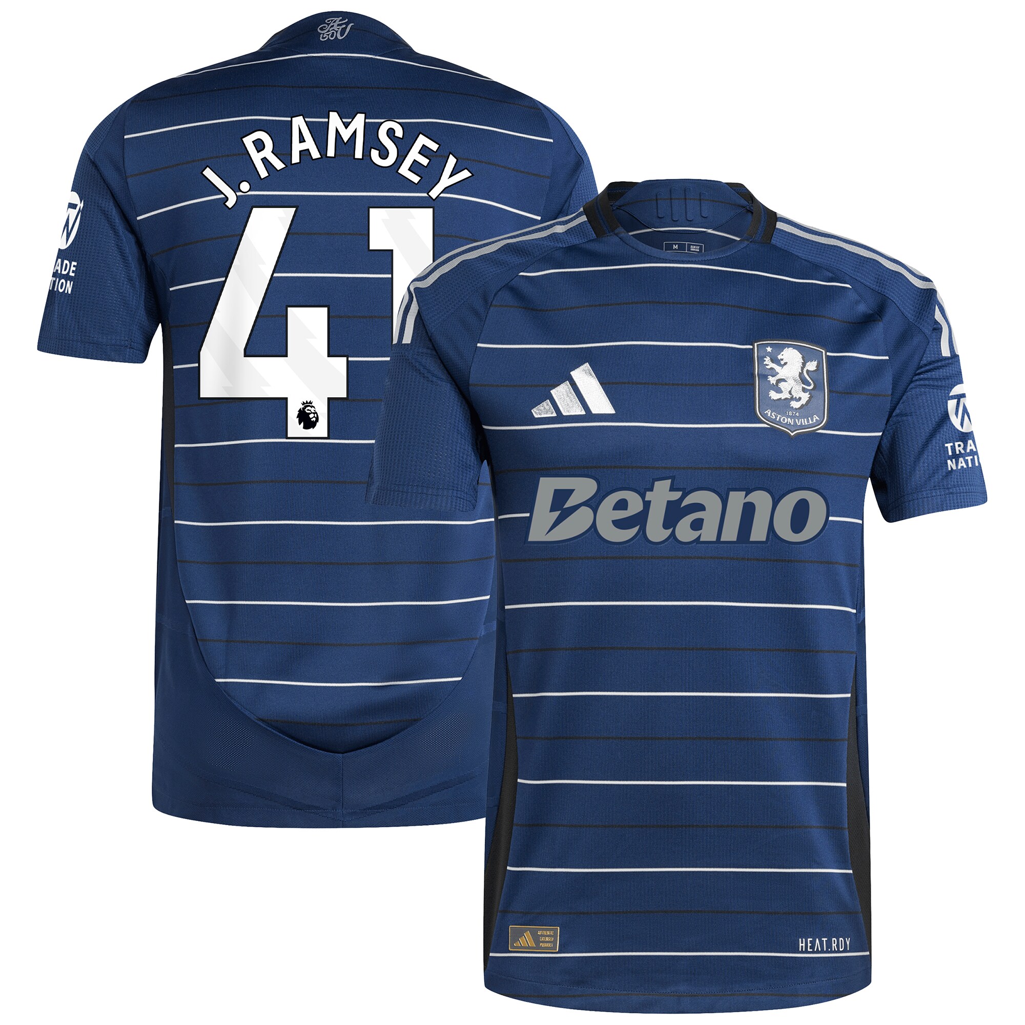 aston villa adidas third authentic shirt 2024-25 with j. ramsey 41 printing Collection | Aston Villa Shirts and Official Gear