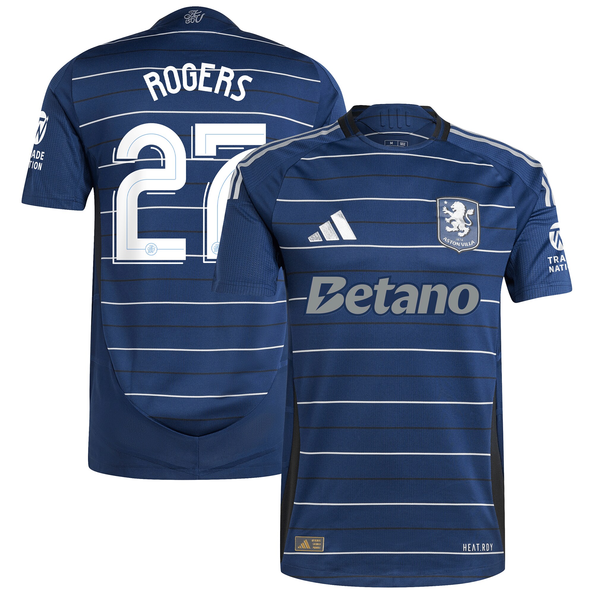 aston villa adidas third authentic shirt 2024-25 with rogers 27 cup printing Collection | Aston Villa Shirts and Official Gear