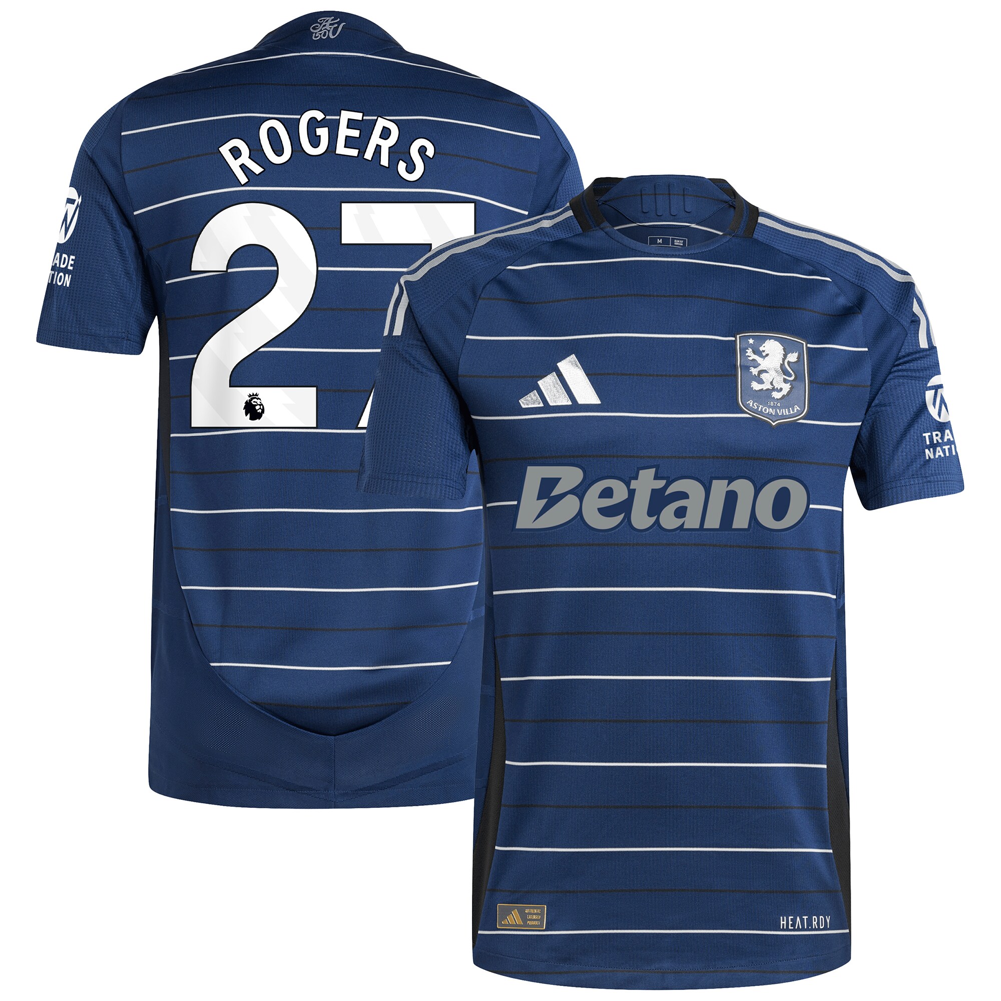 aston villa adidas third authentic shirt 2024-25 with rogers 27 printing Collection | Aston Villa Shirts and Official Gear