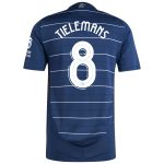 aston villa adidas third authentic shirt 2024-25 with tielemans 8 cup printing Collection | Aston Villa Shirts and Official Gear