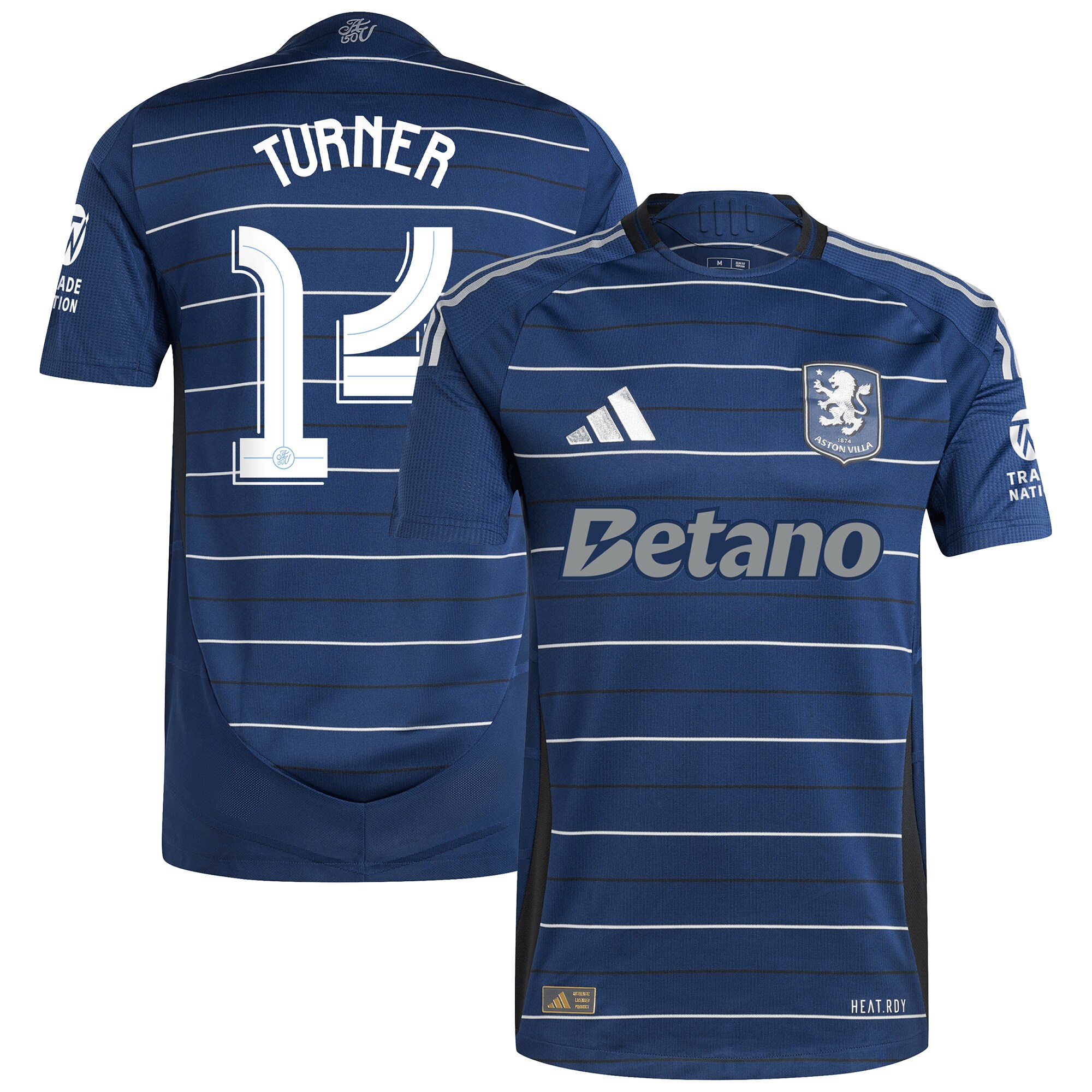 aston villa adidas third authentic shirt 2024-25 with turner 14 cup printing Collection | Aston Villa Shirts and Official Gear