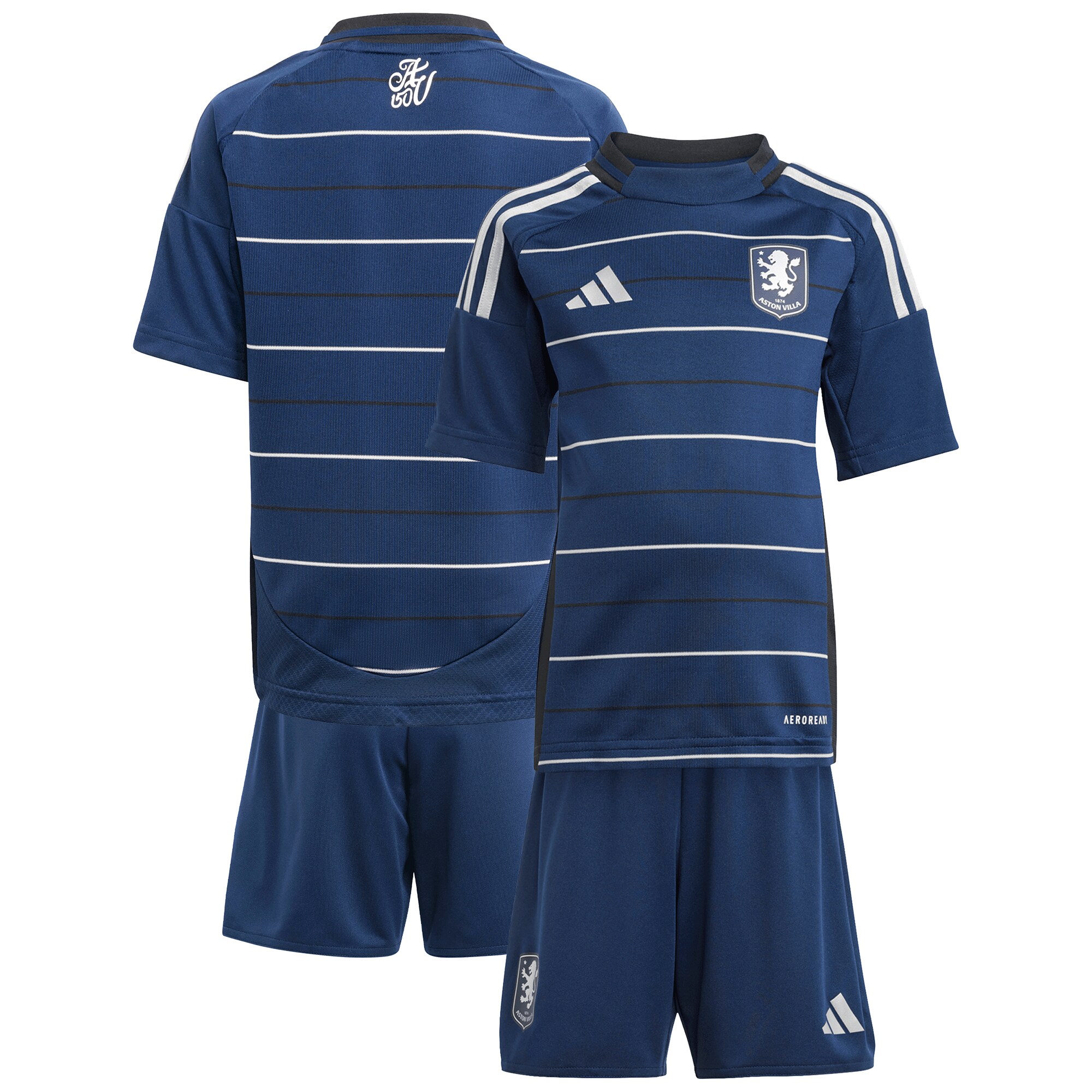 aston villa adidas third mini kit 2024-25 with custom printing Collection | Aston Villa Shirts and Official Gear