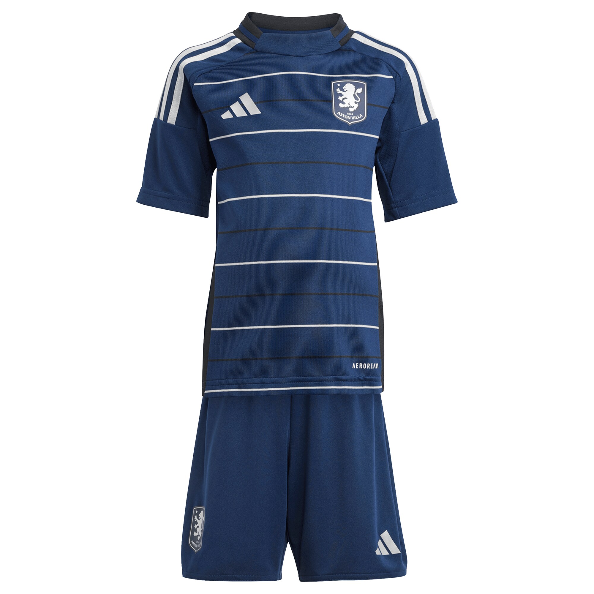 aston villa adidas third mini kit 2024-25 with custom printing Collection | Aston Villa Shirts and Official Gear