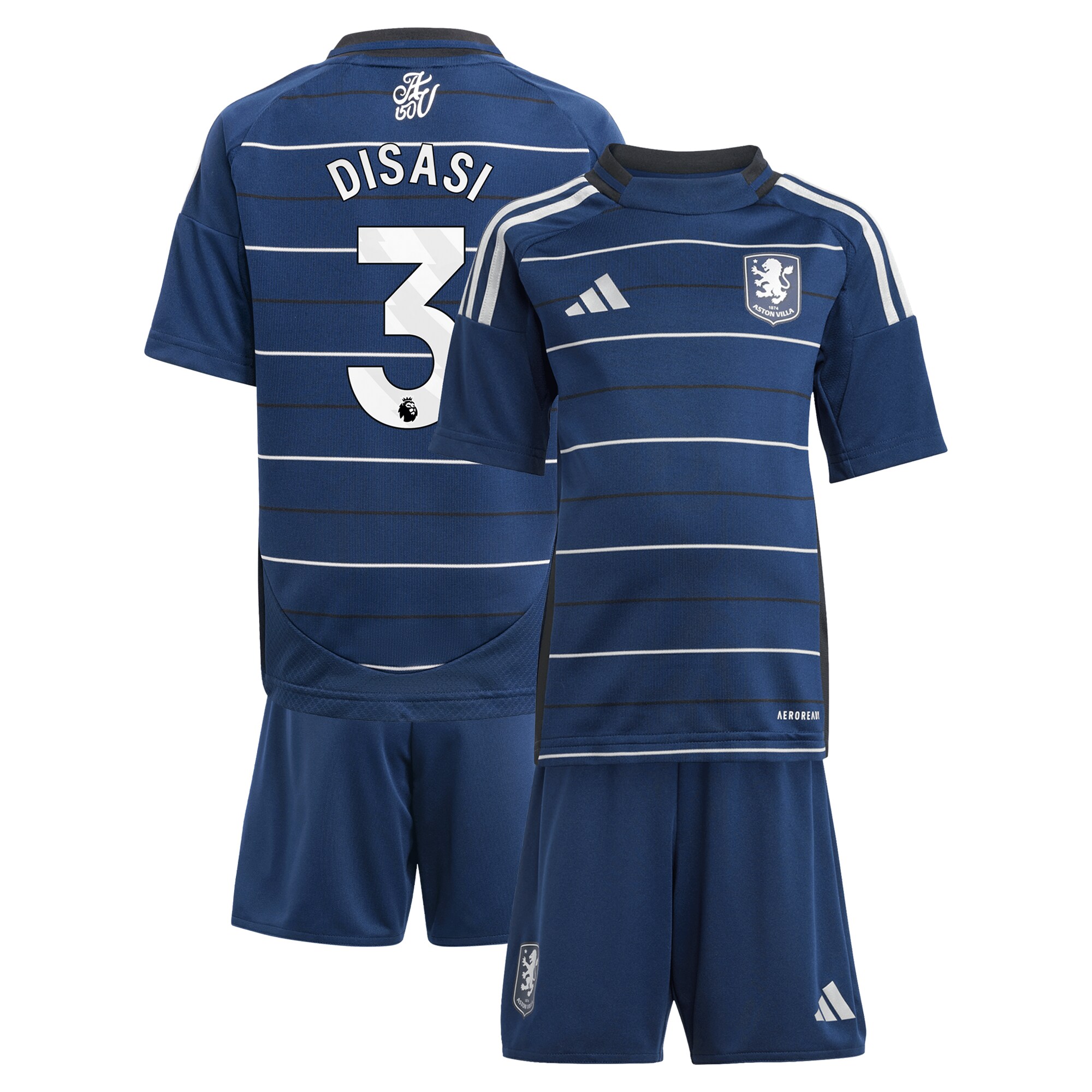 aston villa adidas third minikit 2024-25 with disasi 3 printing Collection | Aston Villa Shirts and Official Gear