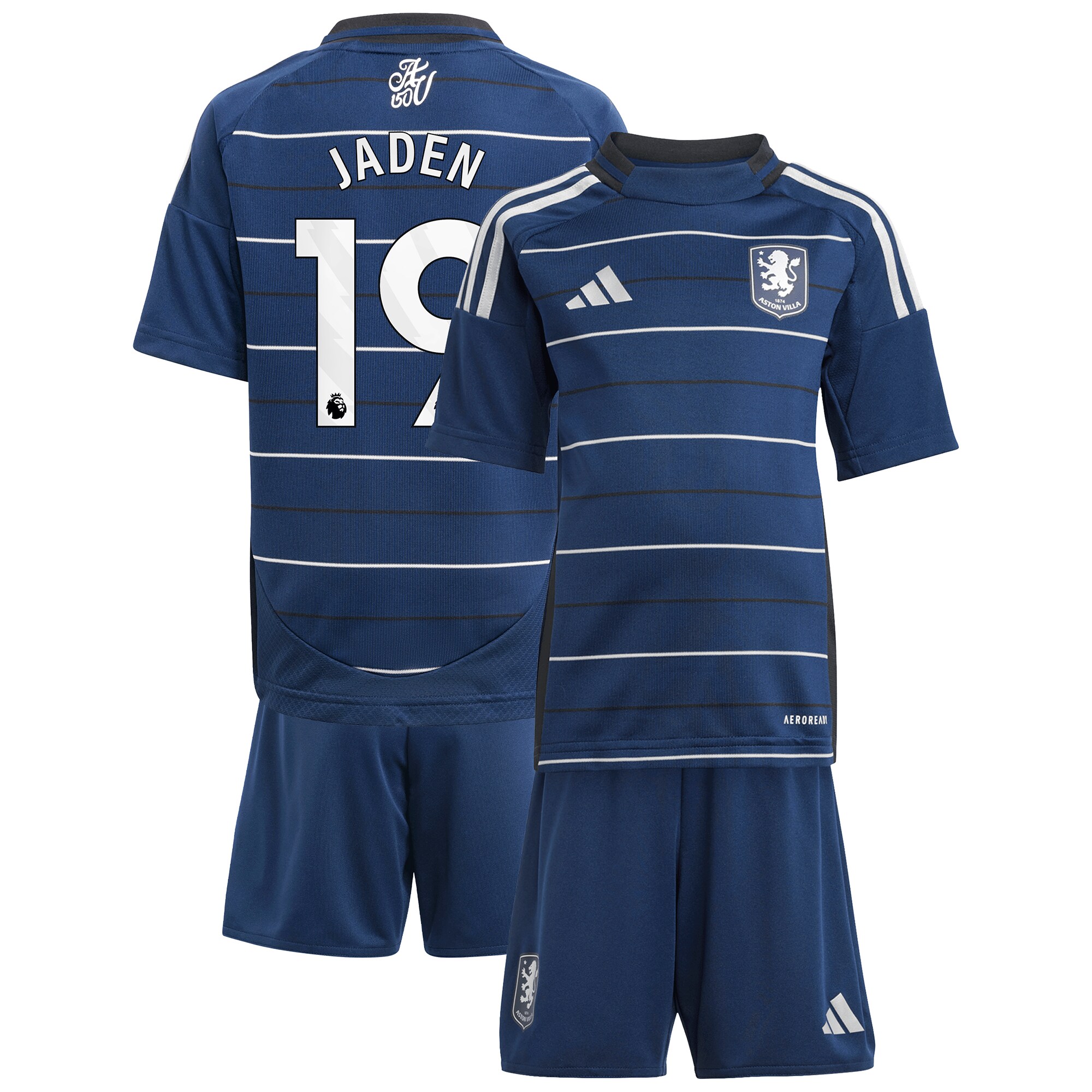 aston villa adidas third minikit 2024-25 with jaden 19 printing Collection | Aston Villa Shirts and Official Gear