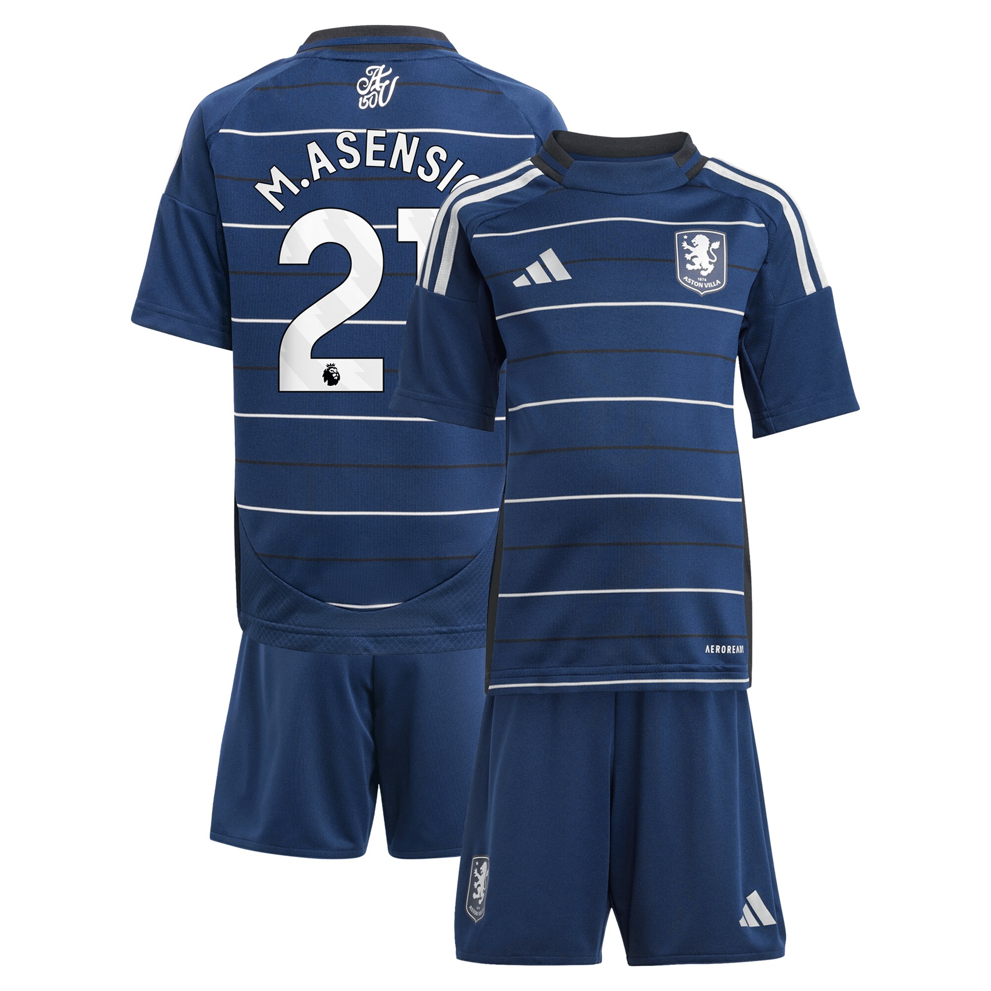 aston villa adidas third minikit 2024-25 with m.asensio 21 printing Collection | Aston Villa Shirts and Official Gear