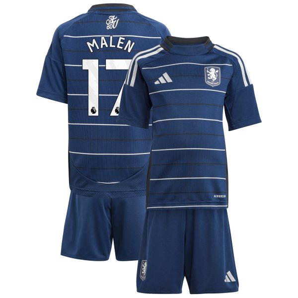 aston villa adidas third minikit 2024-25 with malen 17 printing Collection | Aston Villa Shirts and Official Gear