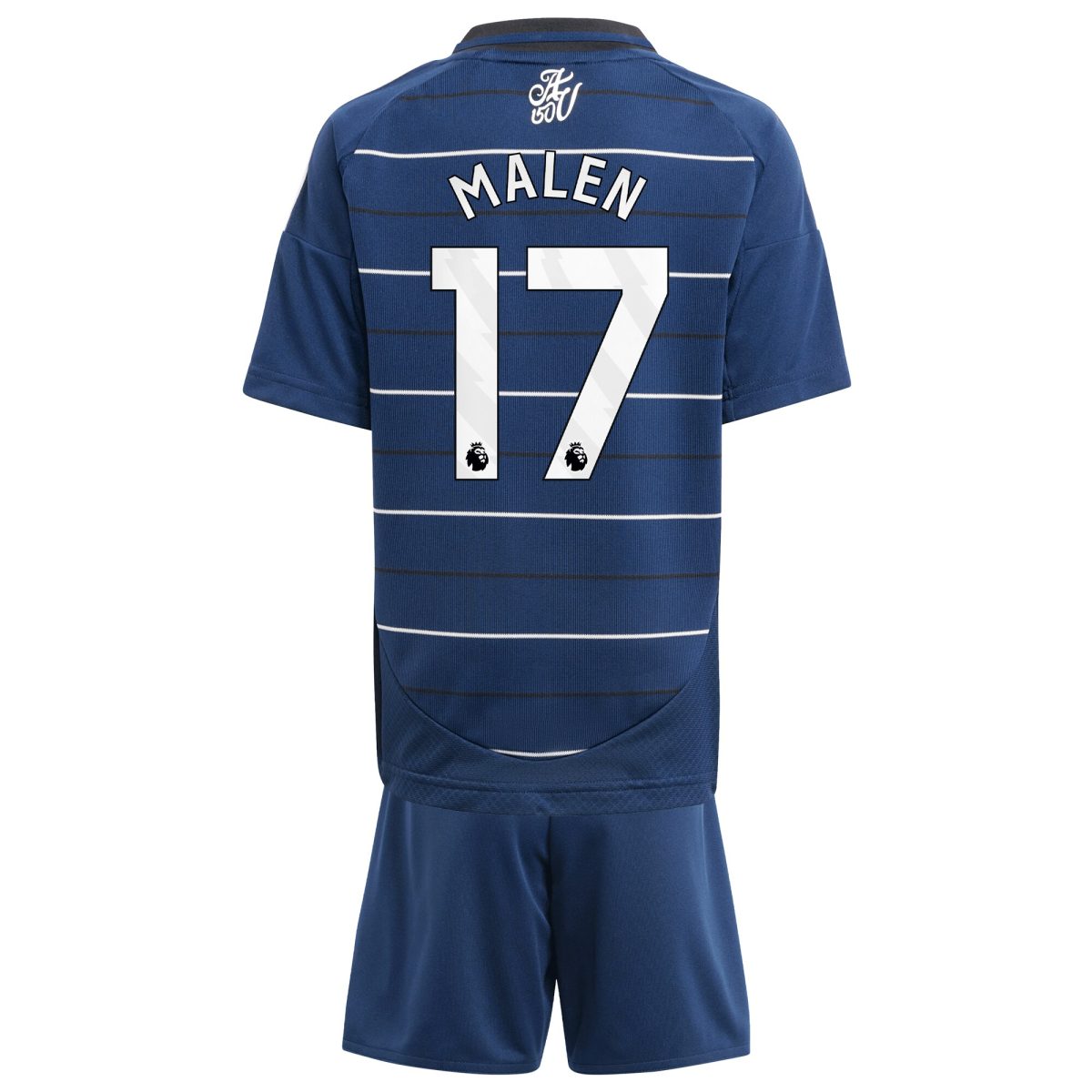 aston villa adidas third minikit 2024-25 with malen 17 printing Collection | Aston Villa Shirts and Official Gear