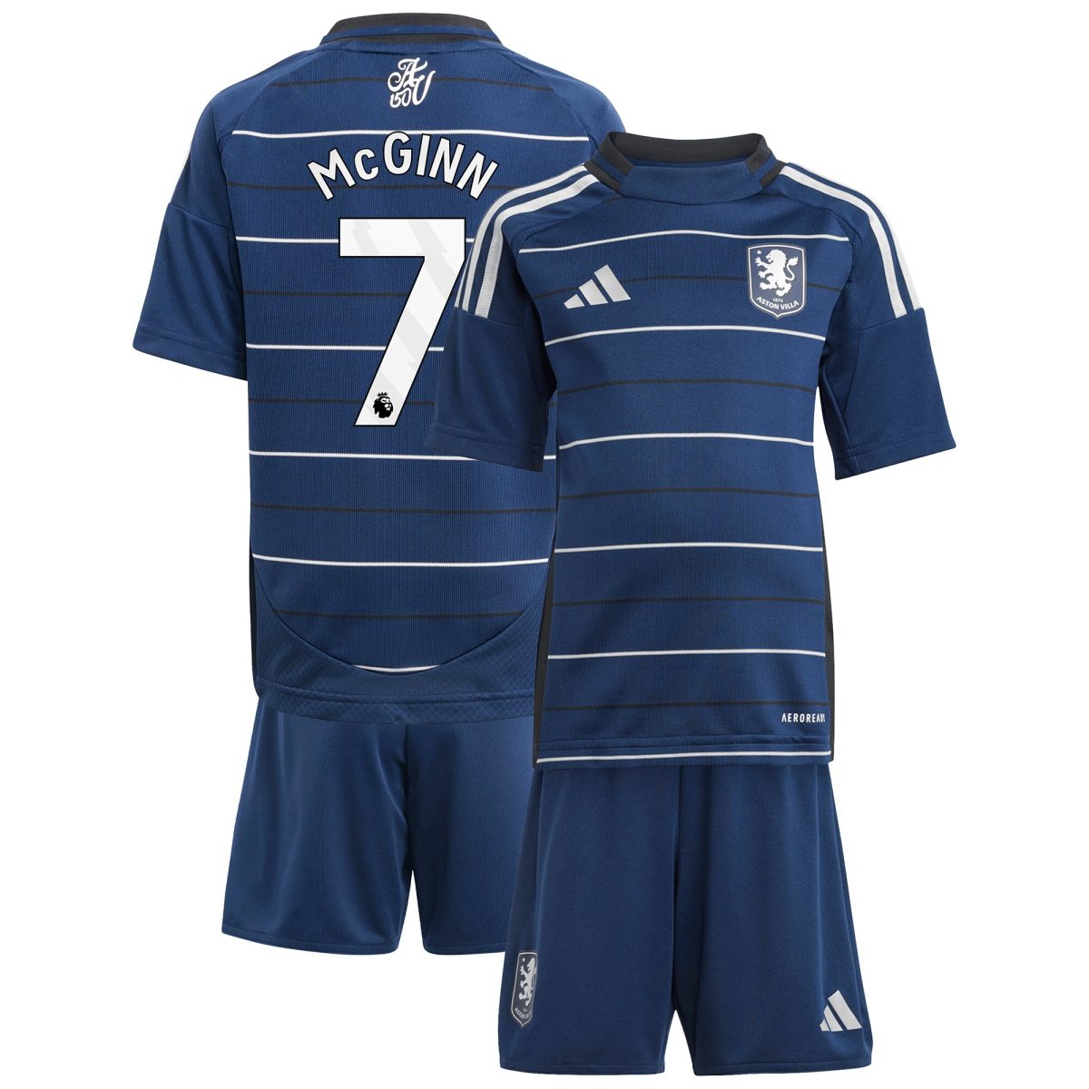 aston villa adidas third minikit 2024-25 with mcginn 7 printing Collection | Aston Villa Shirts and Official Gear