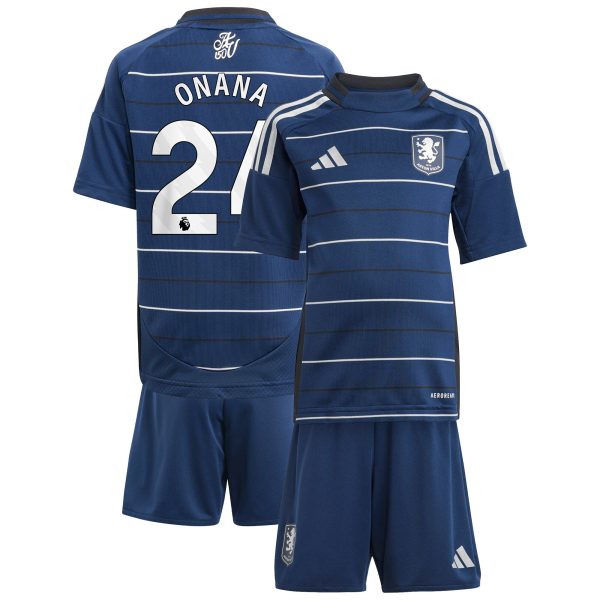 aston villa adidas third minikit 2024-25 with onana 24 printing Collection | Aston Villa Shirts and Official Gear