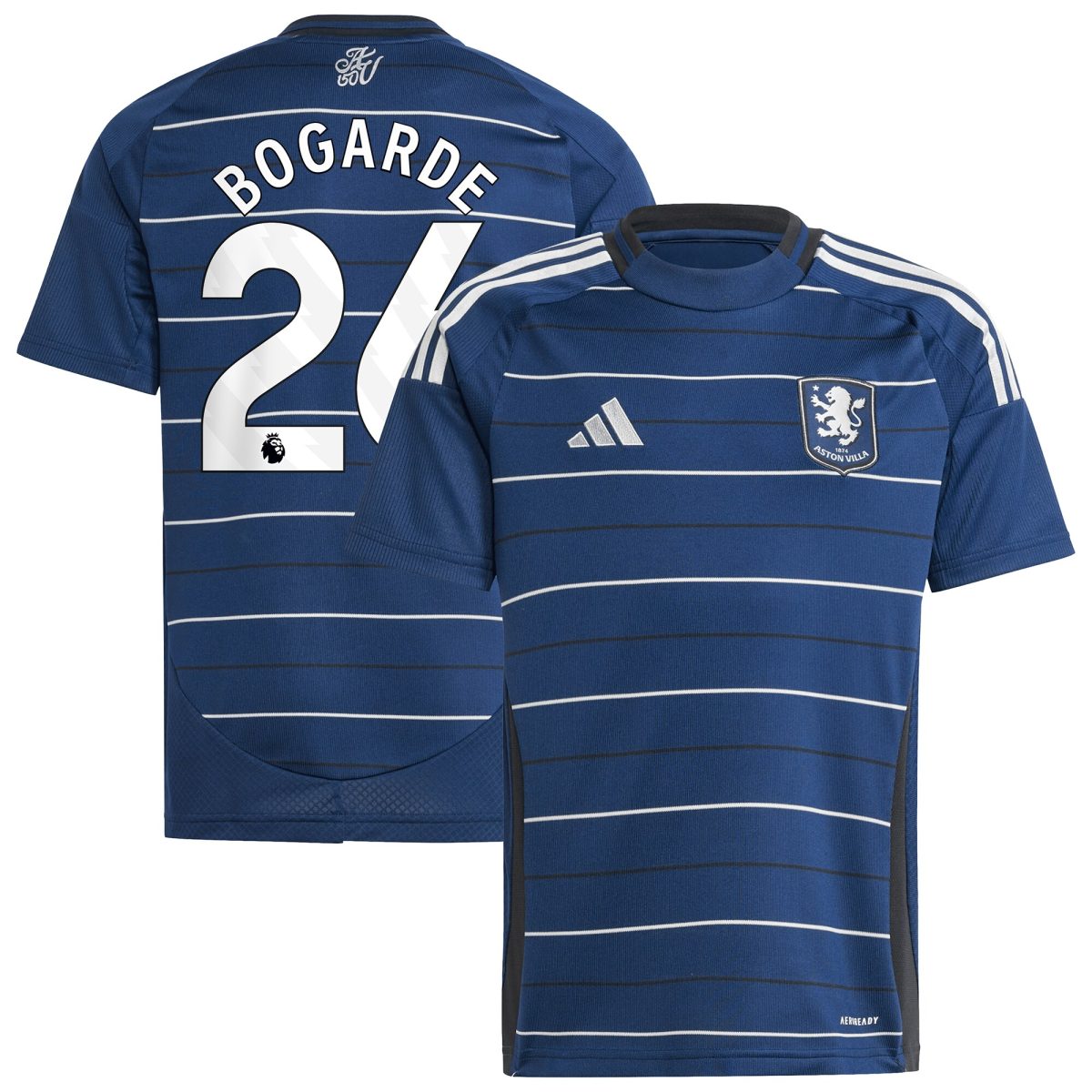 aston villa adidas third shirt 2024-25 – kids with bogarde 26 printing Collection | Aston Villa Shirts and Official Gear