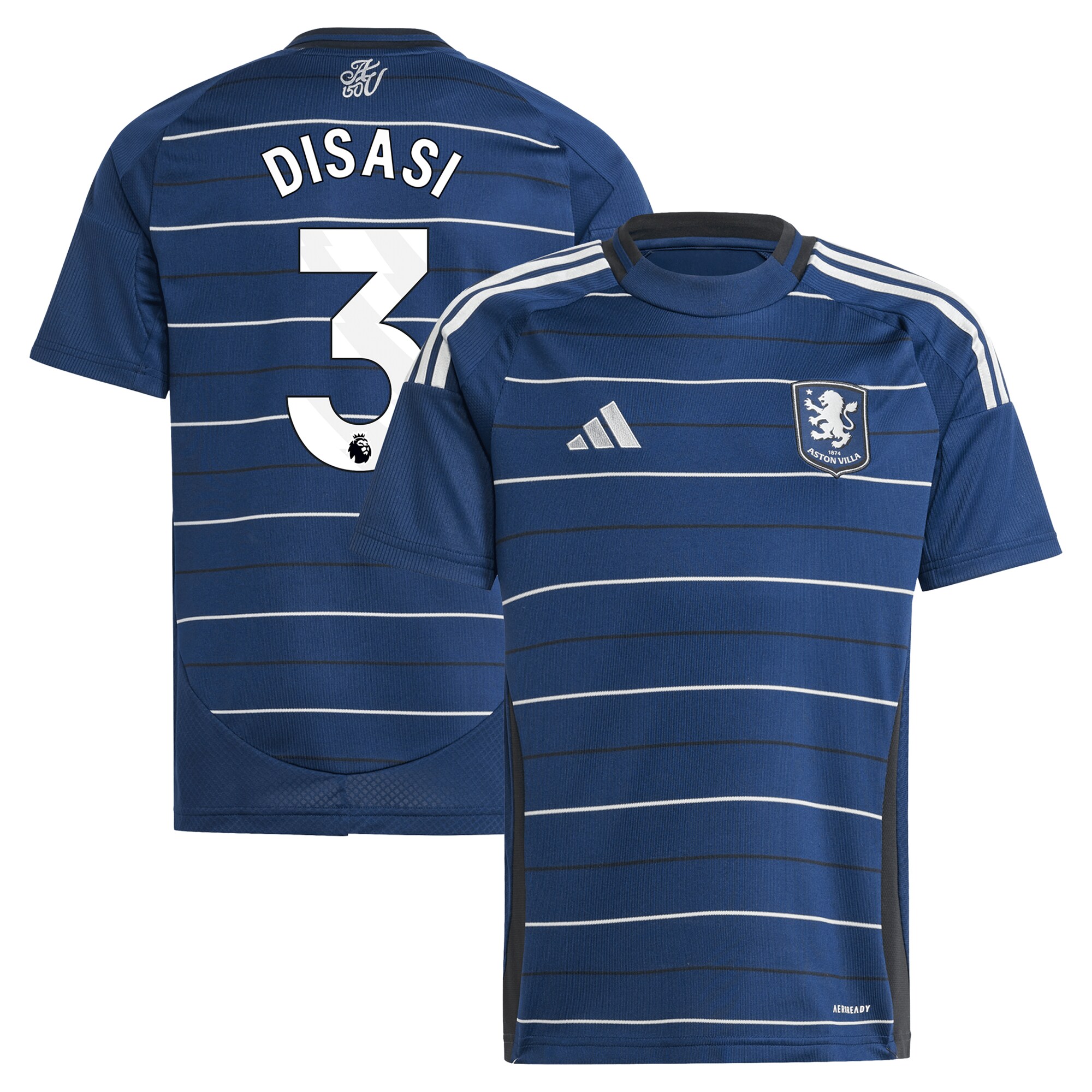 aston villa adidas third shirt 2024-25 – kids with disasi 3 printing Collection | Aston Villa Shirts and Official Gear
