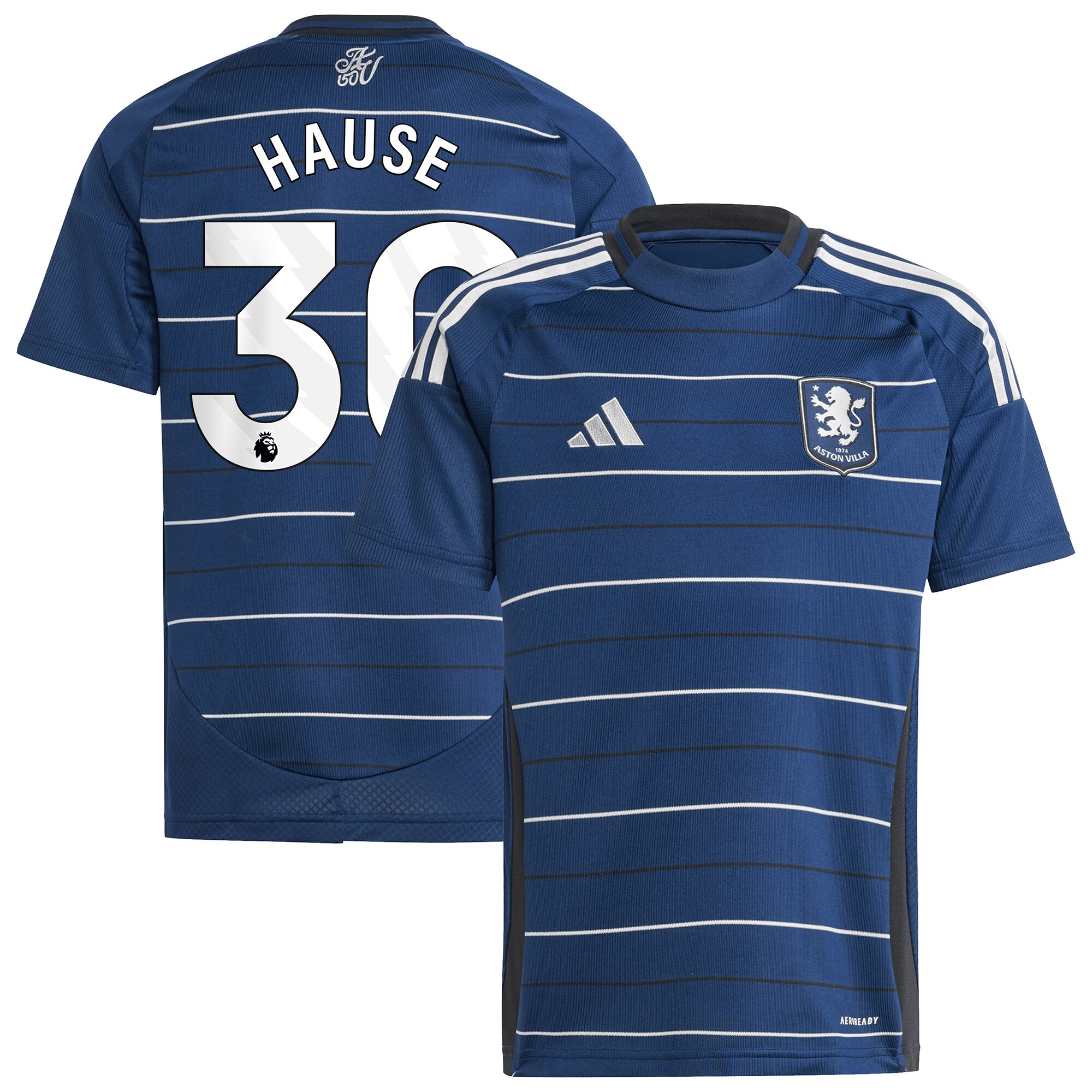 aston villa adidas third shirt 2024-25 – kids with hause 30 printing Collection | Aston Villa Shirts and Official Gear