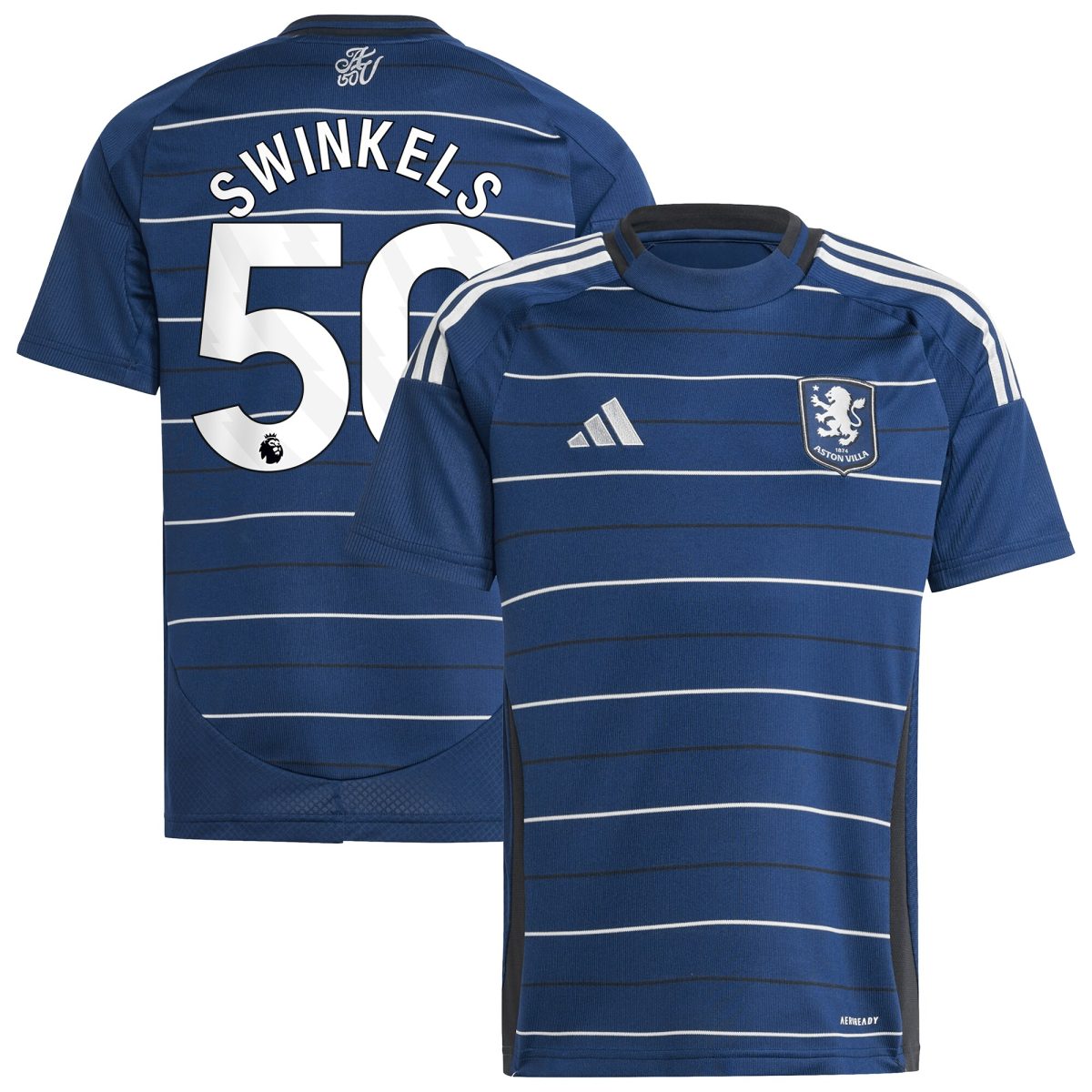 aston villa adidas third shirt 2024-25 – kids with swinkels 50 printing Collection | Aston Villa Shirts and Official Gear