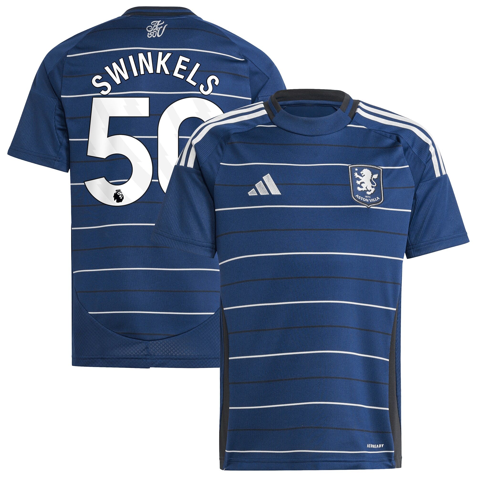 aston villa adidas third shirt 2024-25 – kids with swinkels 50 printing Collection | Aston Villa Shirts and Official Gear