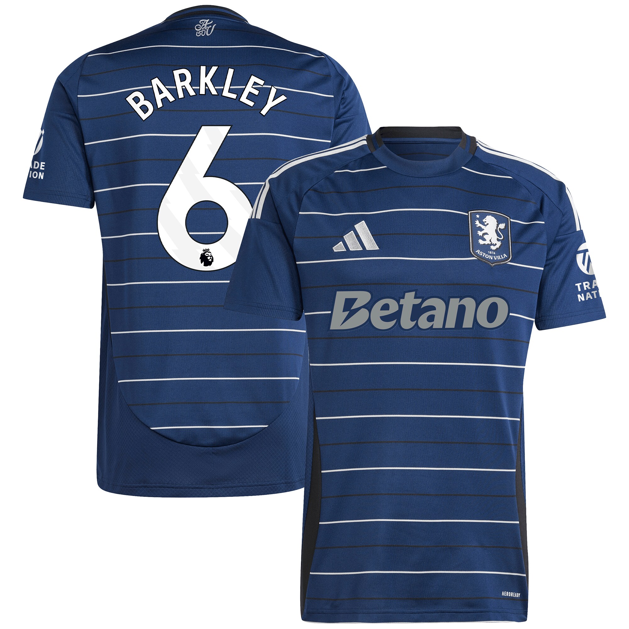 aston villa adidas third shirt 2024-25 with barkley 6 printing Collection | Aston Villa Shirts and Official Gear