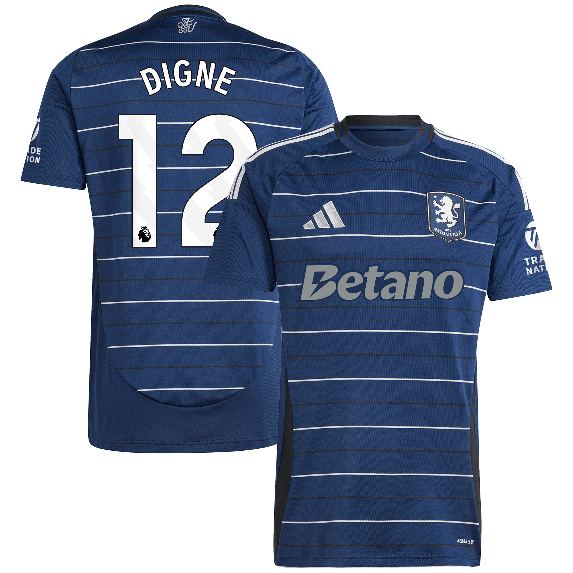 aston villa adidas third shirt 2024-25 with digne 12 printing Collection | Aston Villa Shirts and Official Gear