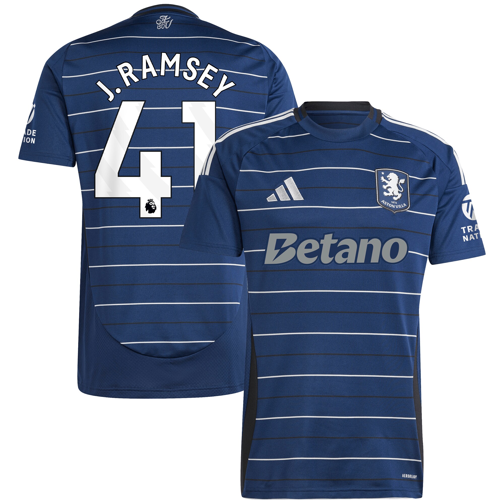 aston villa adidas third shirt 2024-25 with j. ramsey 41 printing Collection | Aston Villa Shirts and Official Gear