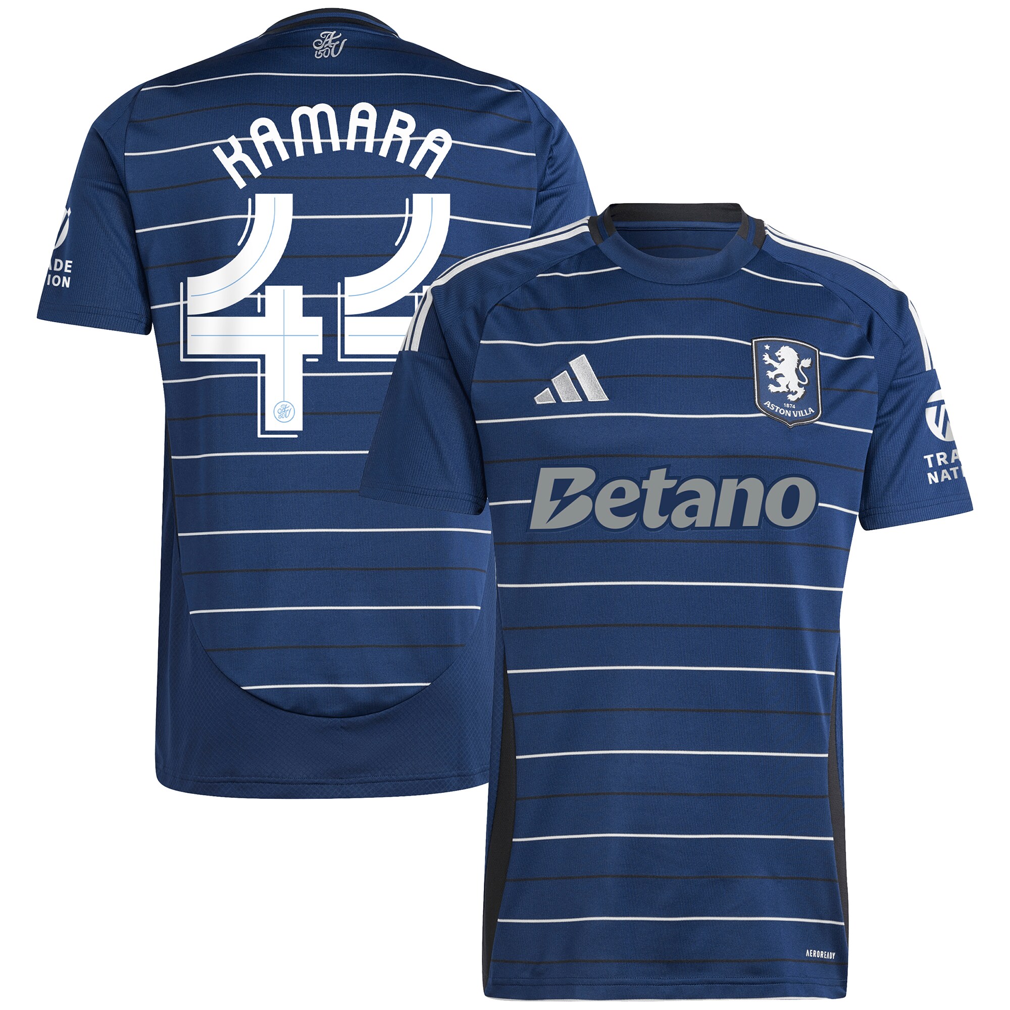 aston villa adidas third shirt 2024-25 with kamara 44 cup printing Collection | Aston Villa Shirts and Official Gear