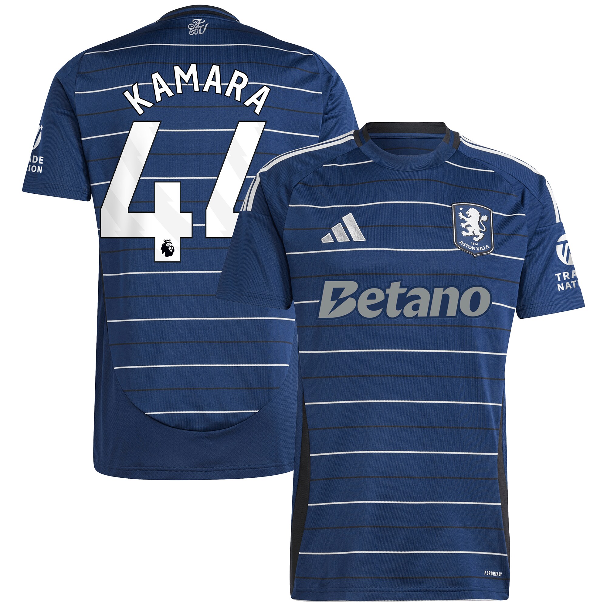 aston villa adidas third shirt 2024-25 with kamara 44 printing Collection | Aston Villa Shirts and Official Gear