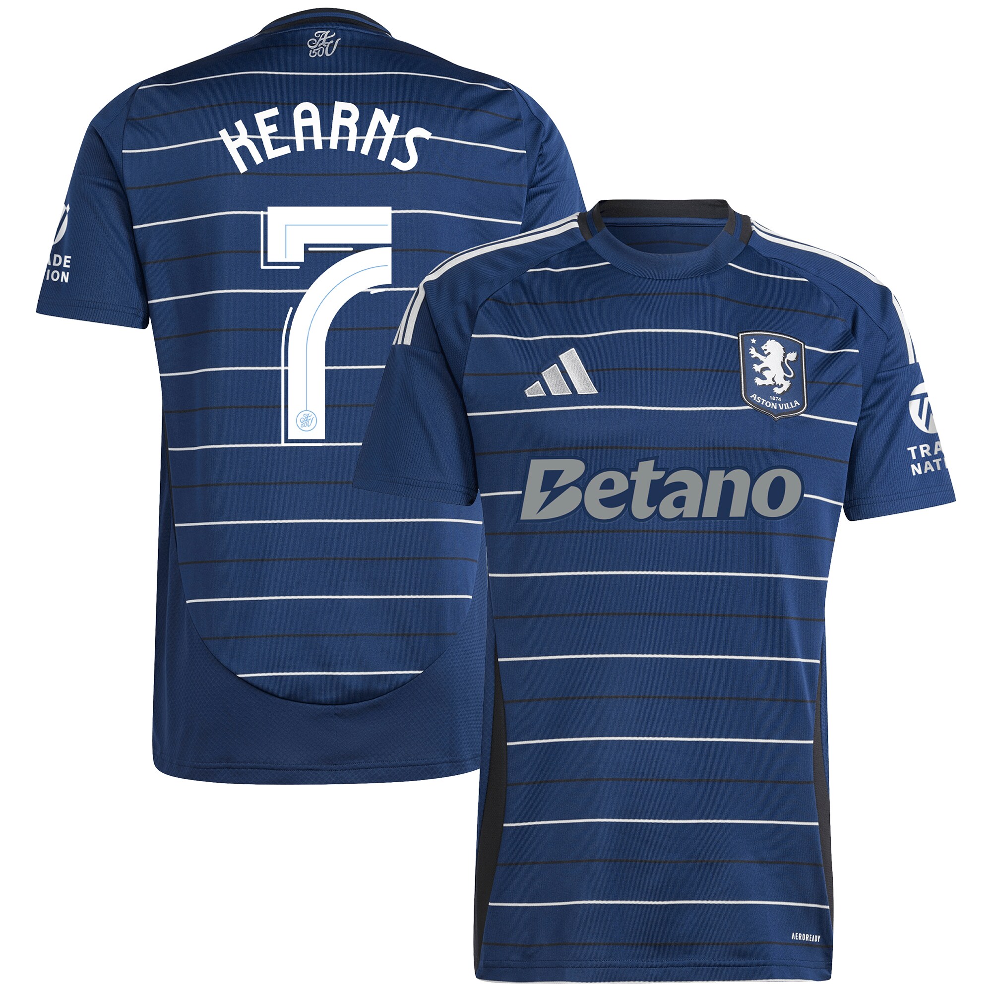 aston villa adidas third shirt 2024-25 with kearns 7 cup printing Collection | Aston Villa Shirts and Official Gear