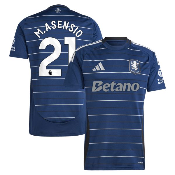 aston villa adidas third shirt 2024-25 with m.asensio 21 printing Collection | Aston Villa Shirts and Official Gear