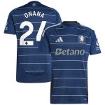 aston villa adidas third shirt 2024-25 with onana 24 printing Collection | Aston Villa Shirts and Official Gear