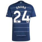 aston villa adidas third shirt 2024-25 with onana 24 printing Collection | Aston Villa Shirts and Official Gear