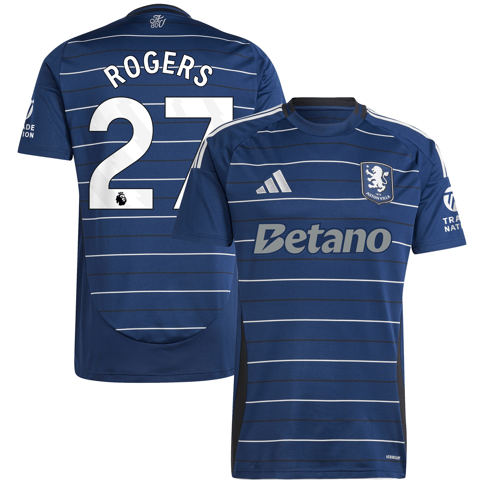 aston villa adidas third shirt 2024-25 with rogers 27 printing Collection | Aston Villa Shirts and Official Gear