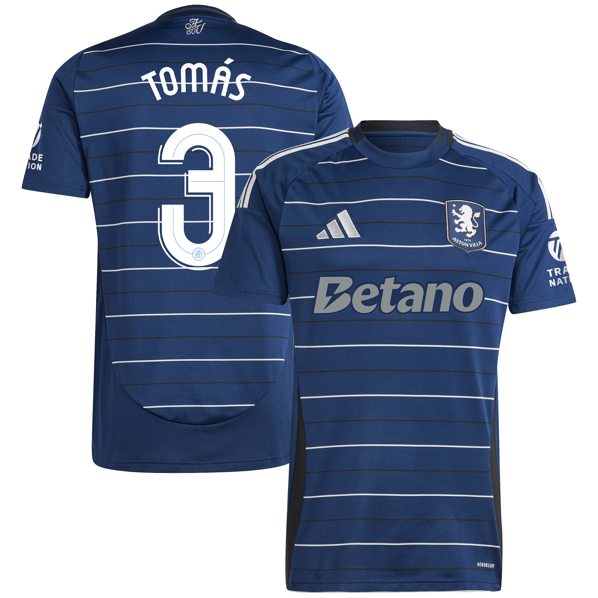 aston villa adidas third shirt 2024-25 with tomás 3 cup printing Collection | Aston Villa Shirts and Official Gear