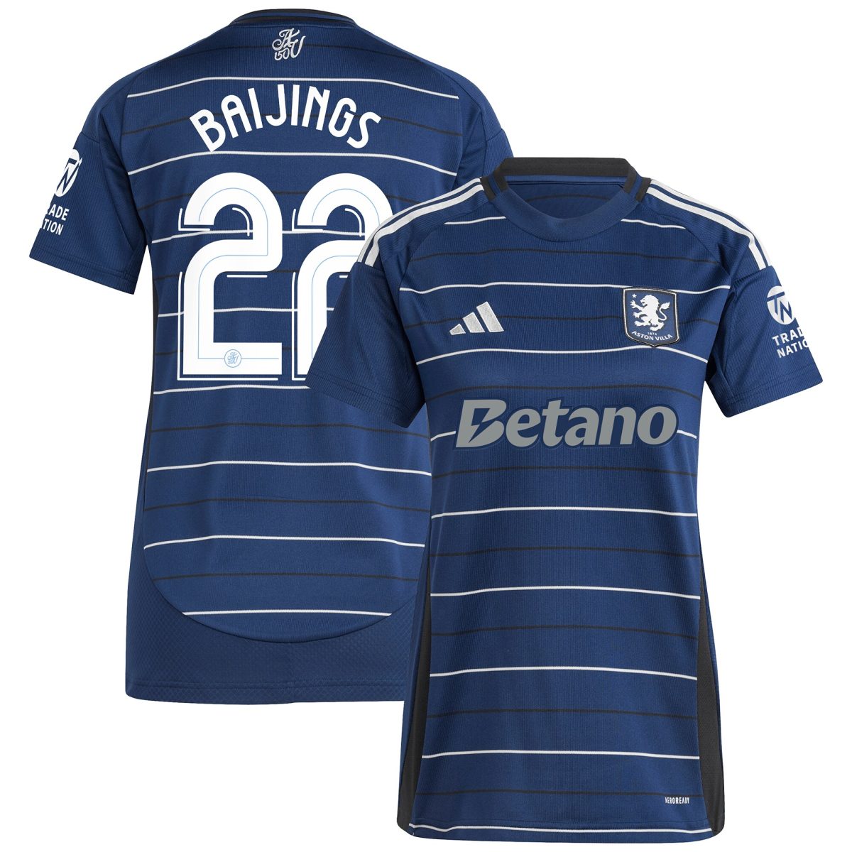 aston villa adidas third shirt 2024-25 – womens with baijings 22 cup printing Collection | Aston Villa Shirts and Official Gear