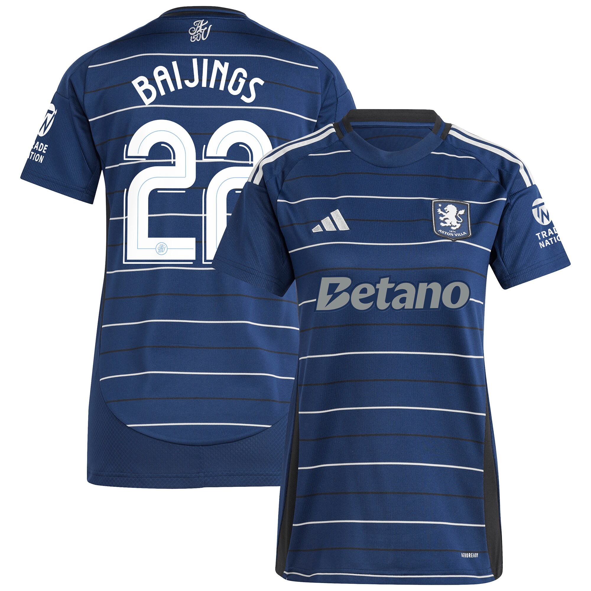 aston villa adidas third shirt 2024-25 – womens with baijings 22 cup printing Collection | Aston Villa Shirts and Official Gear
