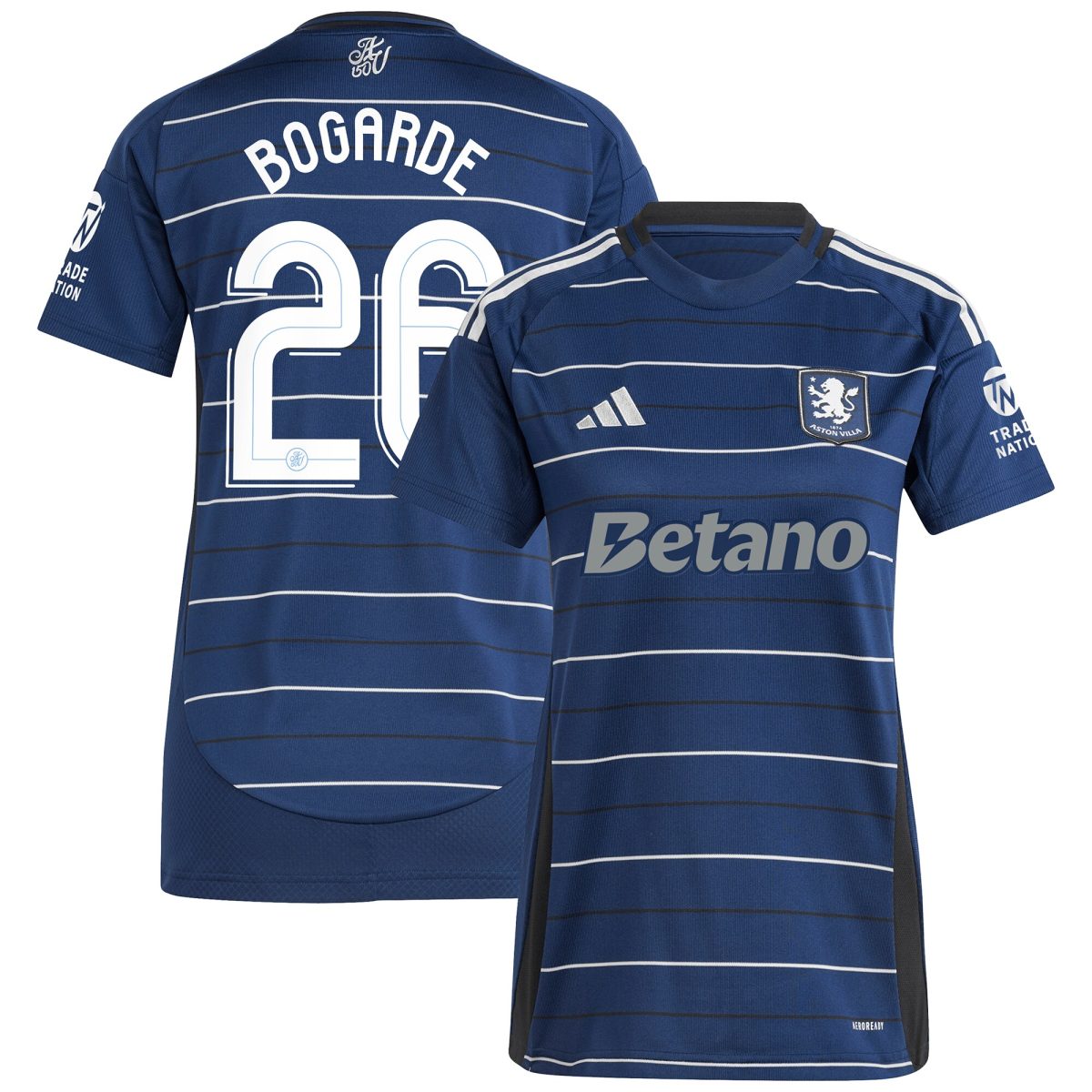 aston villa adidas third shirt 2024-25 – womens with bogarde 26 cup printing Collection | Aston Villa Shirts and Official Gear