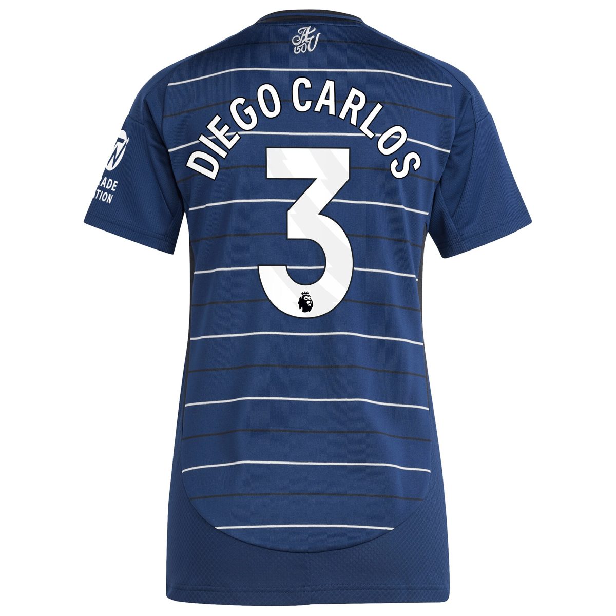 aston villa adidas third shirt 2024-25 – womens with diego carlos 3 printing Collection | Aston Villa Shirts and Official Gear