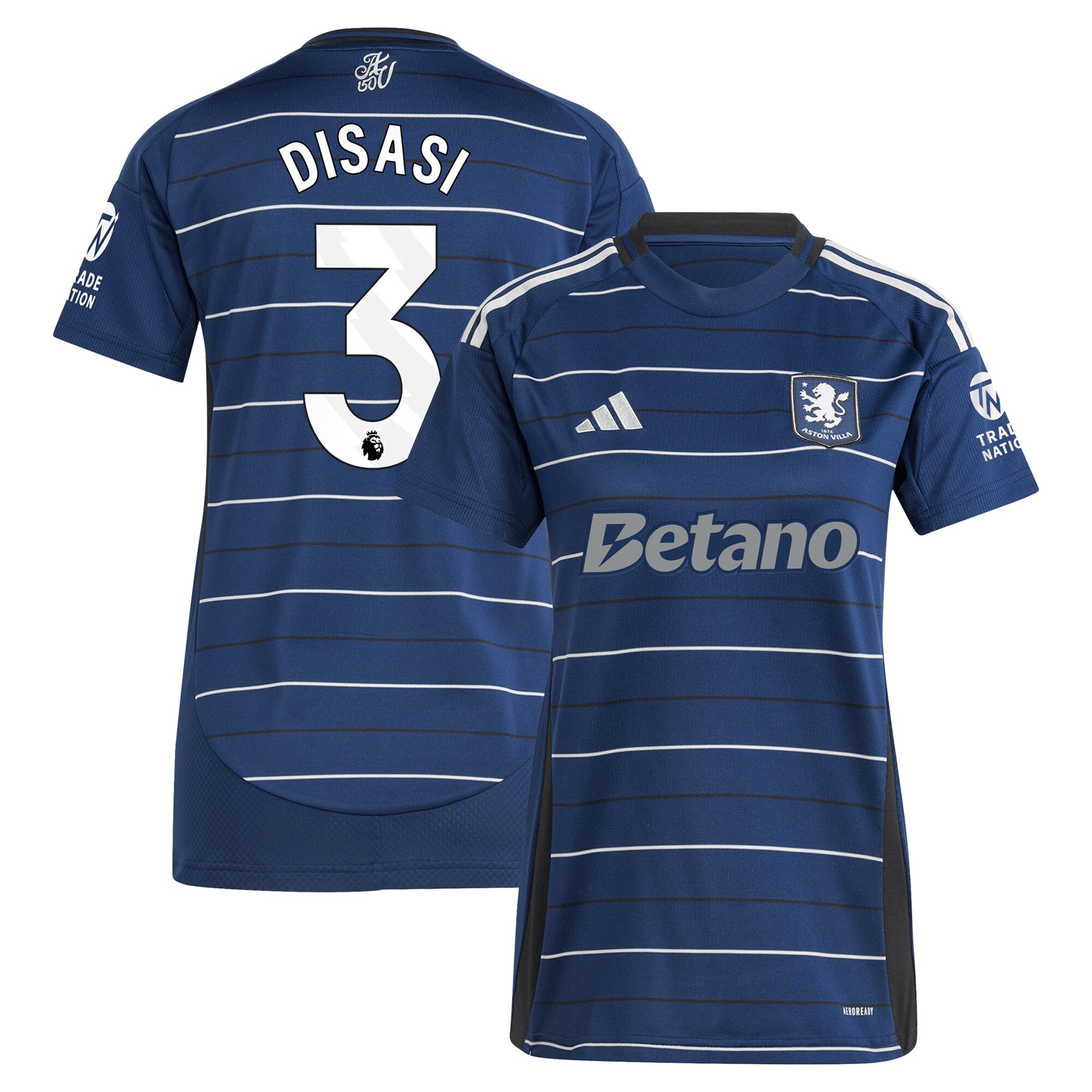 aston villa adidas third shirt 2024-25 – womens with disasi 3 printing Collection | Aston Villa Shirts and Official Gear