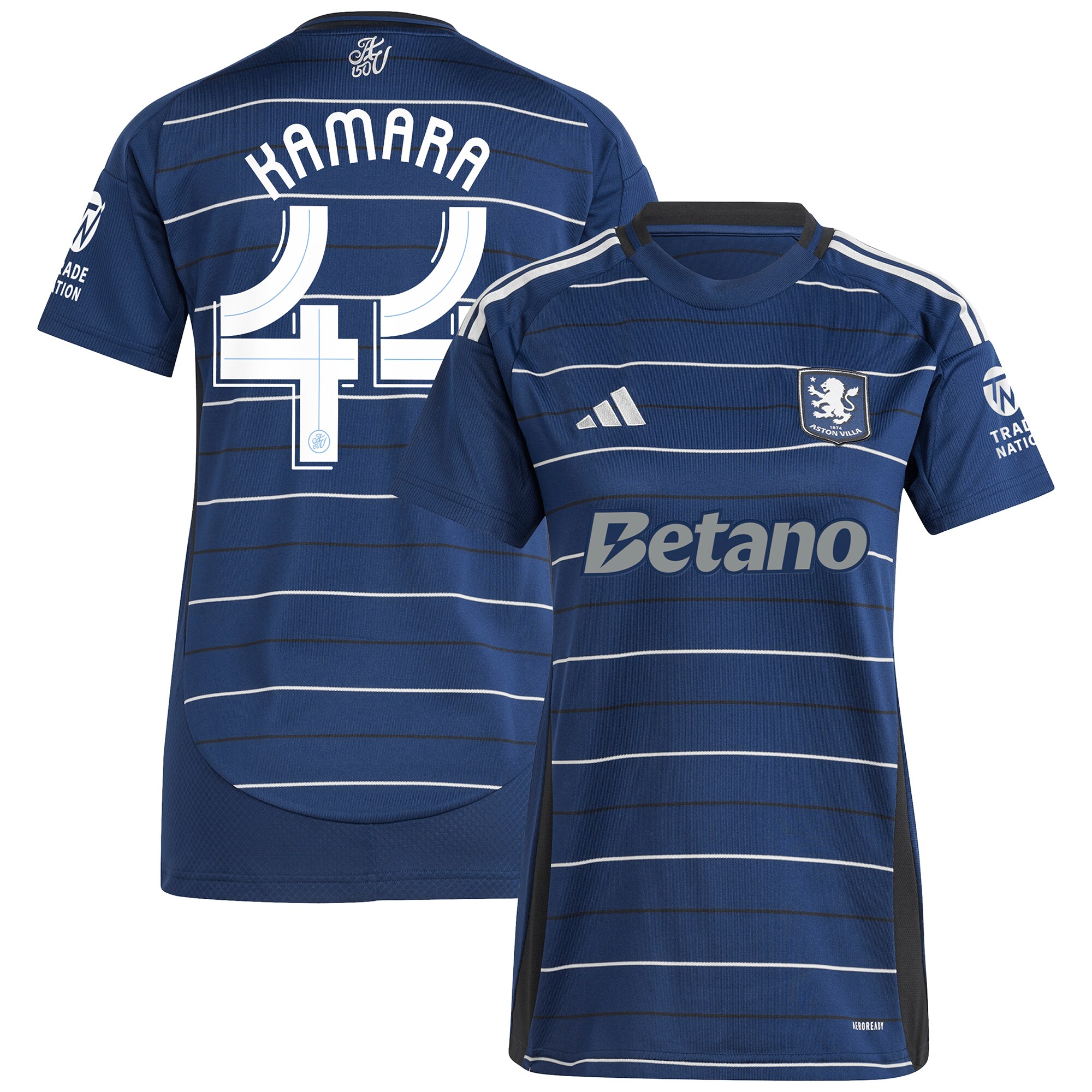 aston villa adidas third shirt 2024-25 – womens with kamara 44 cup printing Collection | Aston Villa Shirts and Official Gear