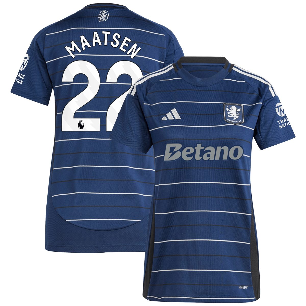 aston villa adidas third shirt 2024-25 – womens with maatsen 22 printing Collection | Aston Villa Shirts and Official Gear