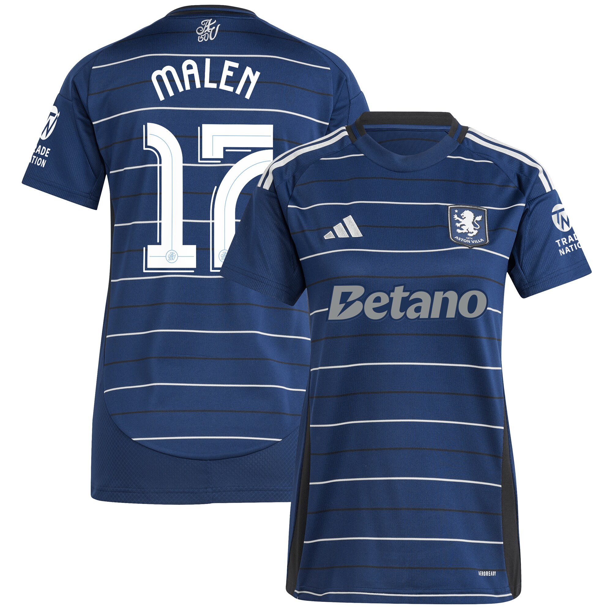 aston villa adidas third shirt 2024-25 – womens with malen 17 cup printing Collection | Aston Villa Shirts and Official Gear