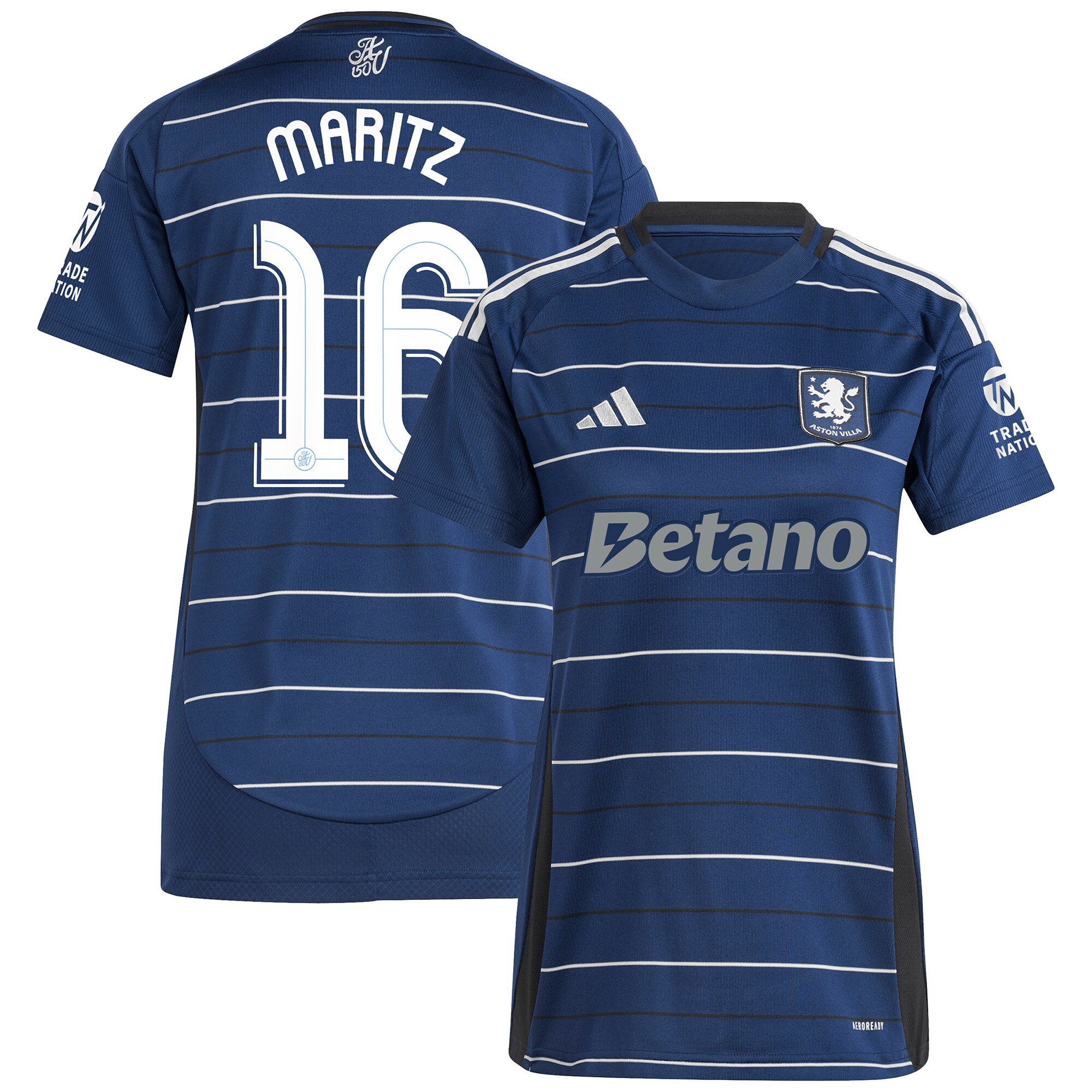 aston villa adidas third shirt 2024-25 – womens with maritz 16 cup printing Collection | Aston Villa Shirts and Official Gear
