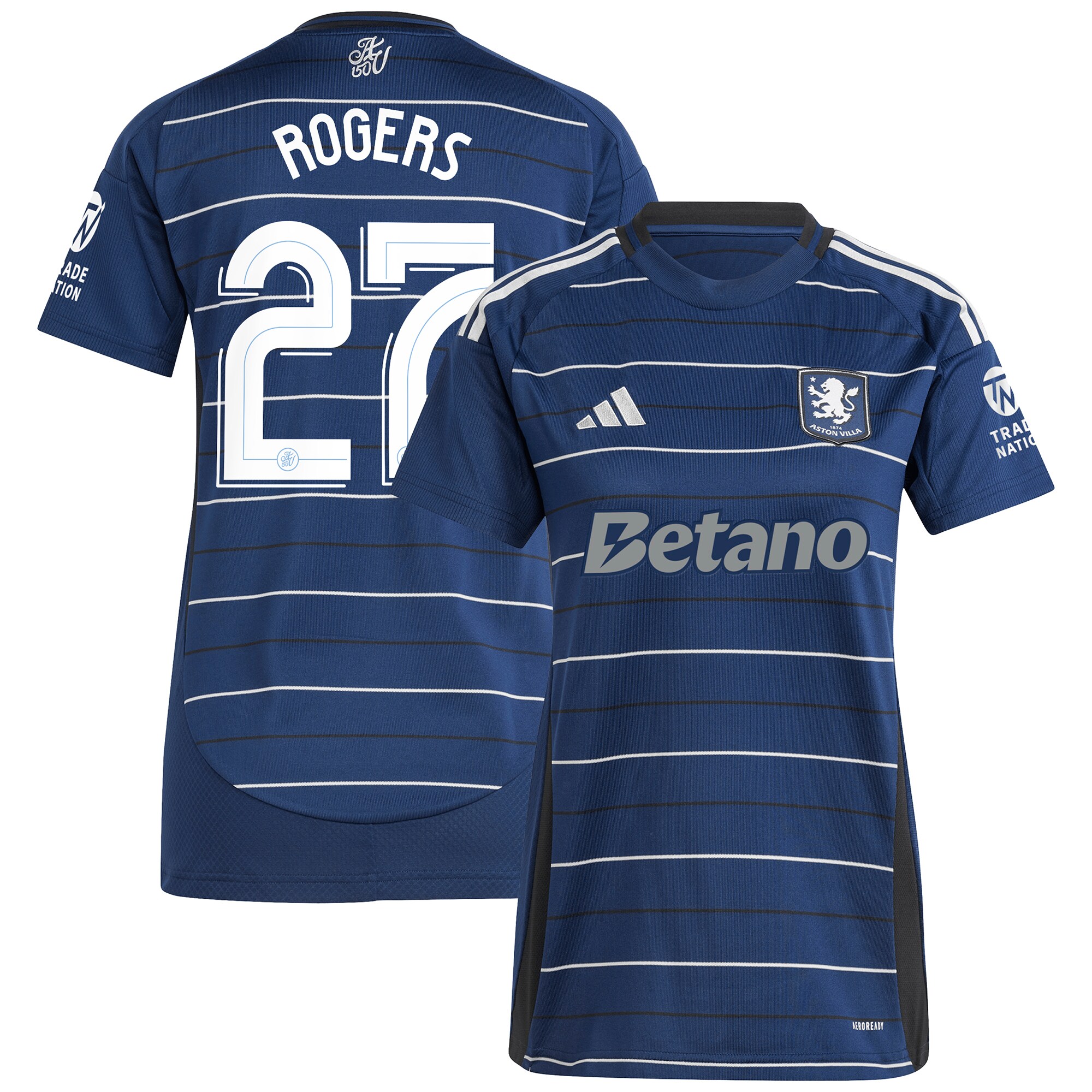 aston villa adidas third shirt 2024-25 – womens with rogers 27 cup printing Collection | Aston Villa Shirts and Official Gear