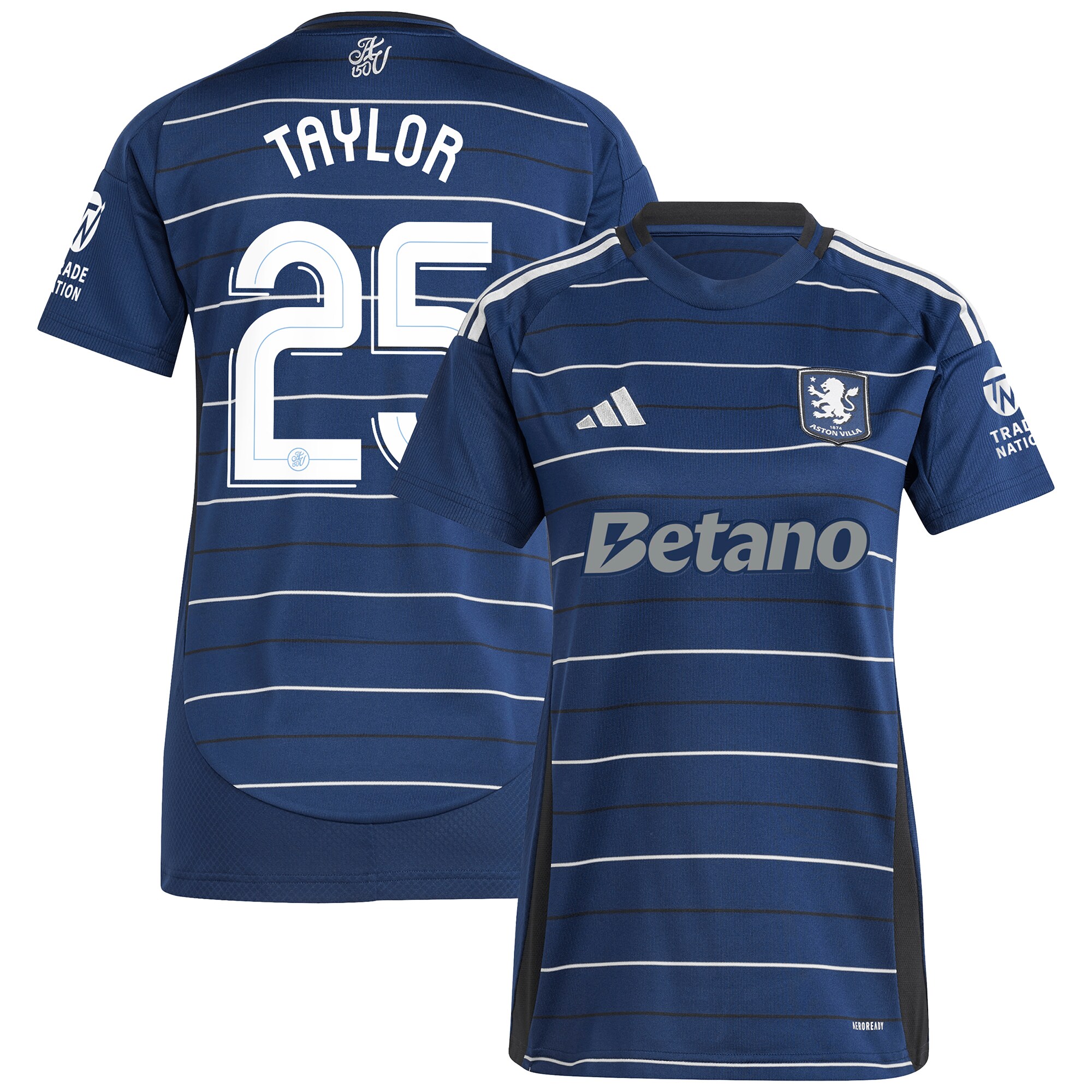 aston villa adidas third shirt 2024-25 – womens with taylor 25 cup printing Collection | Aston Villa Shirts and Official Gear