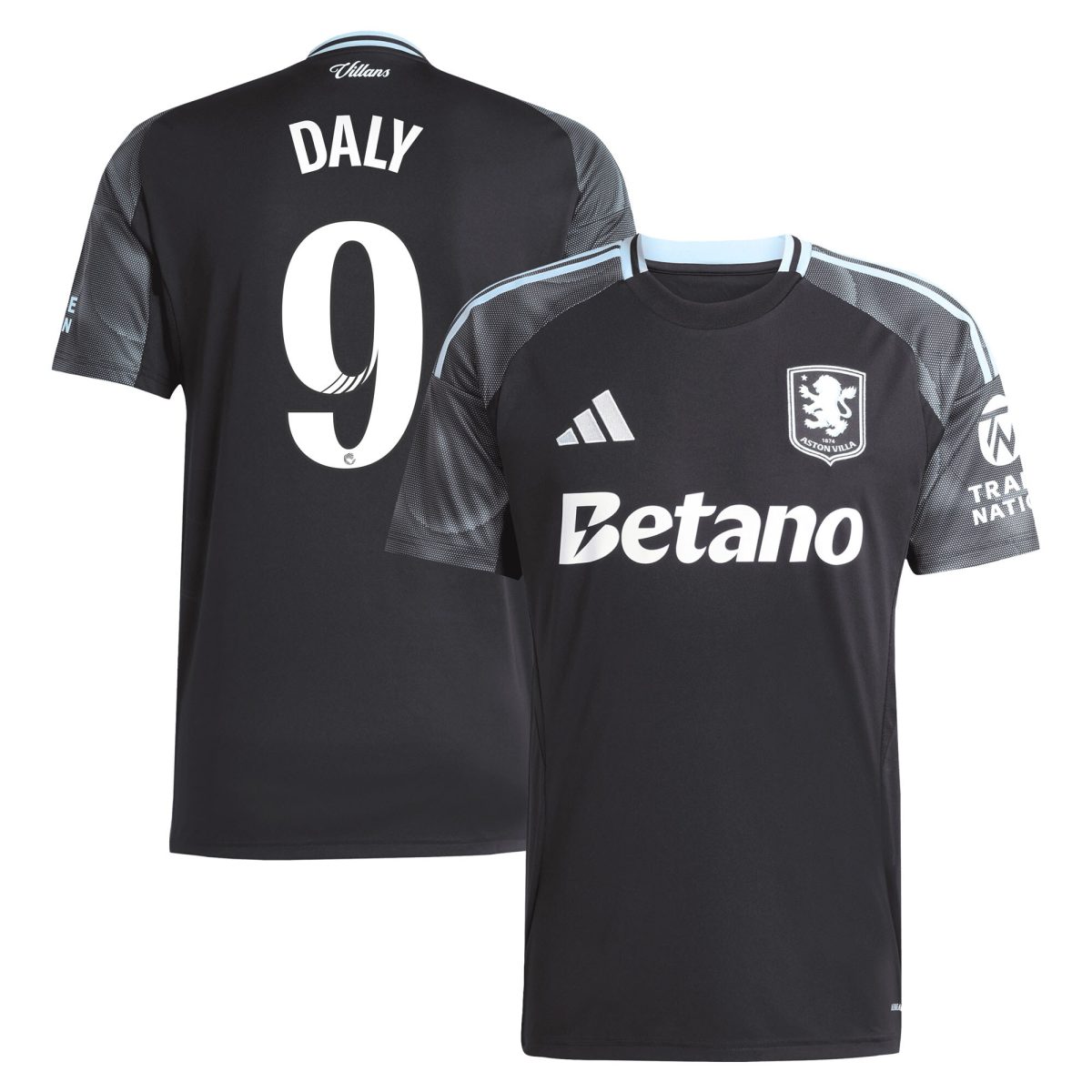 aston villa adidas wsl away shirt 2025-26 with daly 9 printing Collection | Aston Villa Shirts and Official Gear
